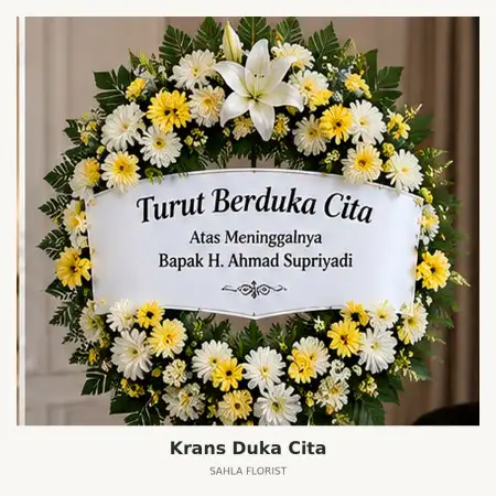 Krans Bunga Duka Gedongtengen
